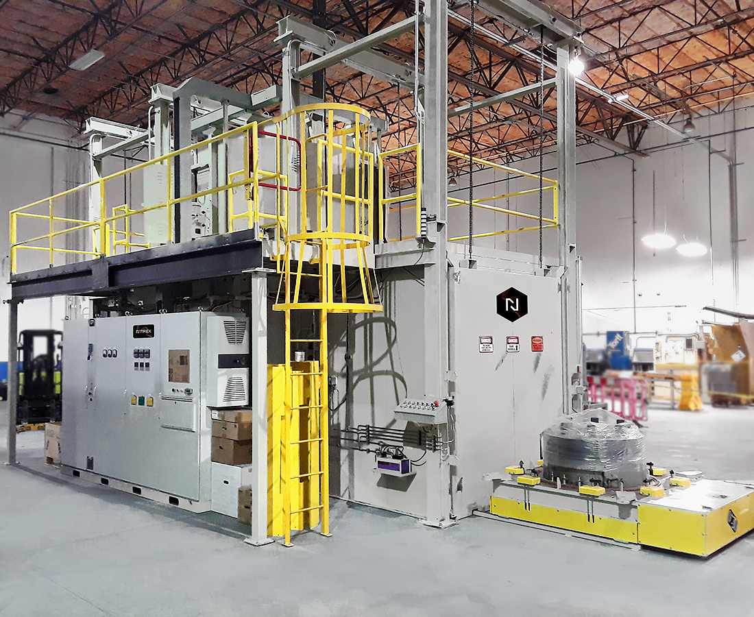 Sealed Atmosphere Retort furnace for vapor phase aluminide (VPA) coating technology